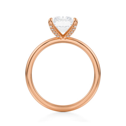 Inel de logodna Radiant diamond de 1ct din aur