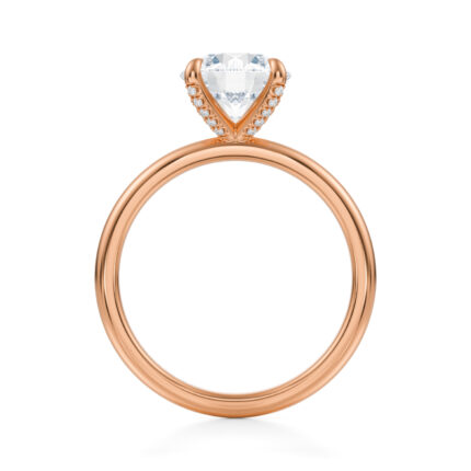 Inel de logodna Round diamond de 1ct din aur