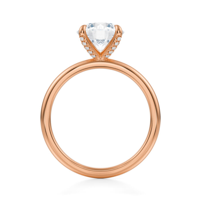 Inel de logodna Round diamond de 1ct din aur