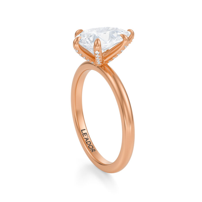 Inel de logodna Pear diamond de 1ct din aur