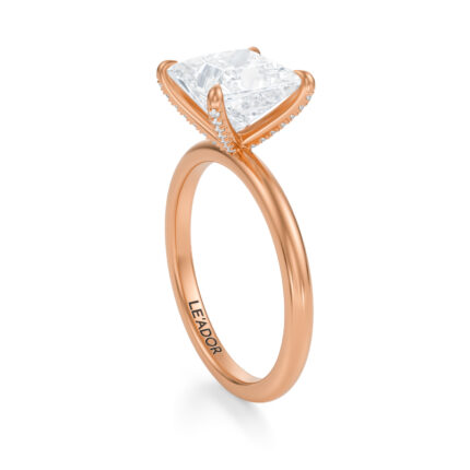 Inel de logodna Princess diamond de 1ct din aur