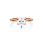 Inel de logodna Heart diamond de 1ct din aur