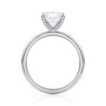 Inel de logodna Cushion cut diamond de 1ct din aur