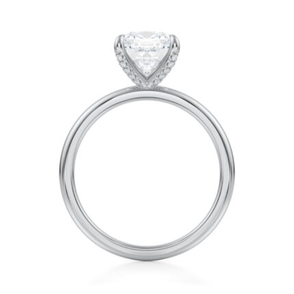 Inel de logodna Cushion cut diamond de 1ct din aur