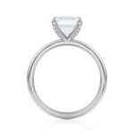 Inel de logodna Emerald cut diamond de 1ct din aur