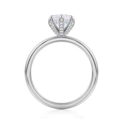 Inel de logodna Heart diamond de 1ct din aur