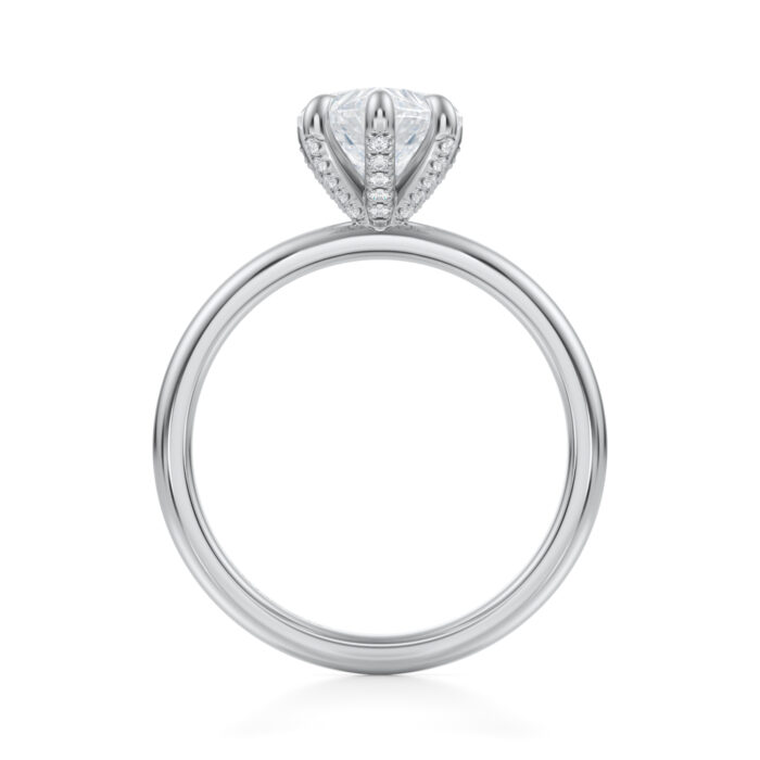 Inel de logodna Heart diamond de 1ct din aur