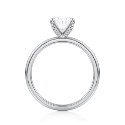 Inel de logodna Oval diamond de 1ct din aur