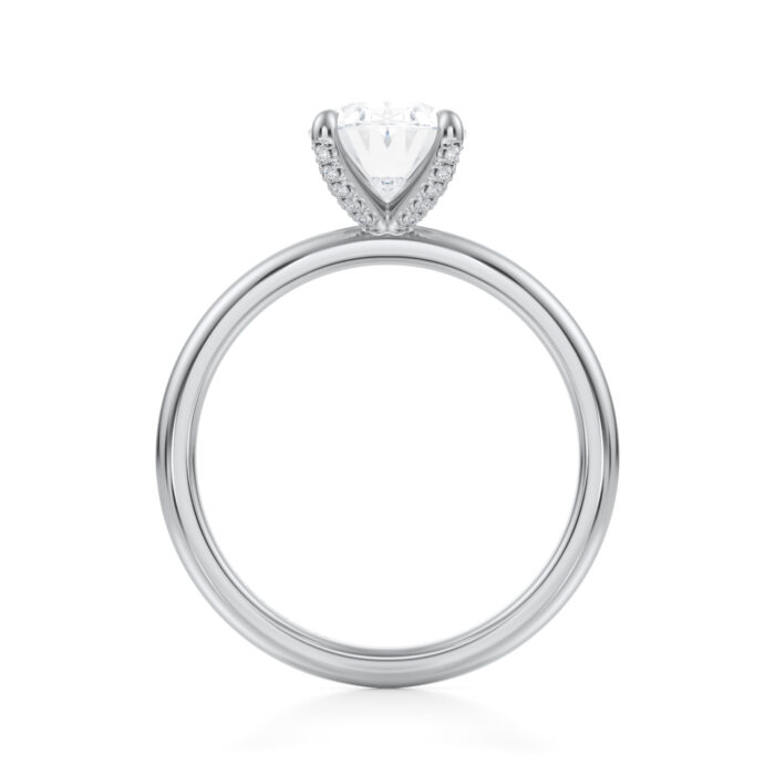 Inel de logodna Oval diamond de 1ct din aur