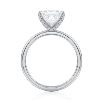 Inel de logodna Princess diamond de 1ct din aur