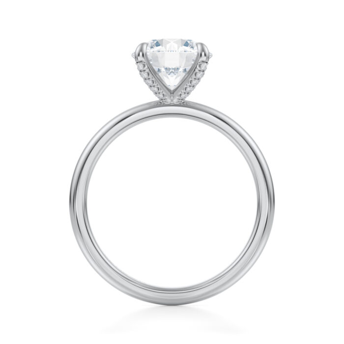 Inel de logodna Round diamond de 1ct din aur