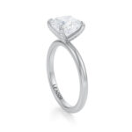 Inel de logodna Cushion cut diamond de 1ct din aur