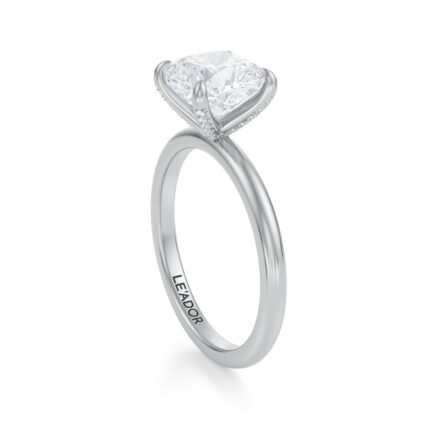 Inel de logodna Cushion cut diamond de 1ct din aur