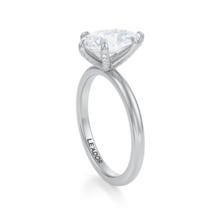 Inel de logodna Pear diamond de 1ct din aur