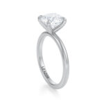Inel de logodna Round diamond de 1ct din aur