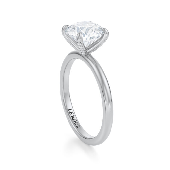 Inel de logodna Round diamond de 1ct din aur