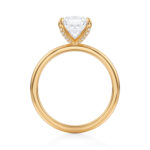 Inel de logodna Cushion cut diamond de 1ct din aur