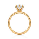Inel de logodna Heart diamond de 1ct din aur