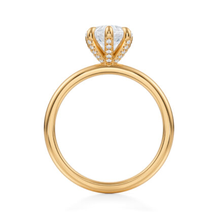 Inel de logodna Heart diamond de 1ct din aur