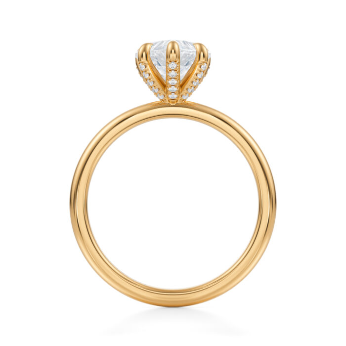 Inel de logodna Heart diamond de 1ct din aur