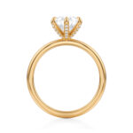 Inel de logodna Pear diamond de 1ct din aur