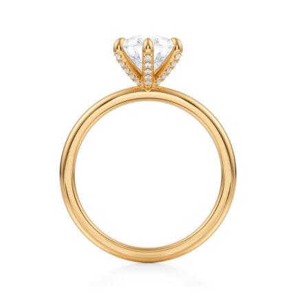 Inel de logodna Pear diamond de 1ct din aur