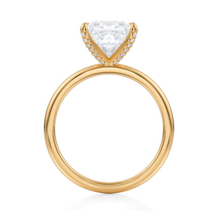 Inel de logodna Princess diamond de 1ct din aur