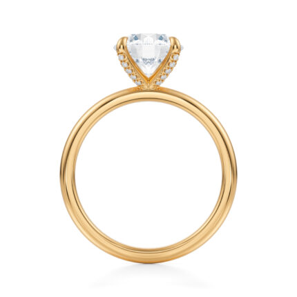 Inel de logodna Round diamond de 1ct din aur