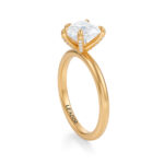 Inel de logodna Heart diamond de 1ct din aur