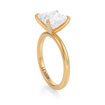 Inel de logodna Princess diamond de 1ct din aur