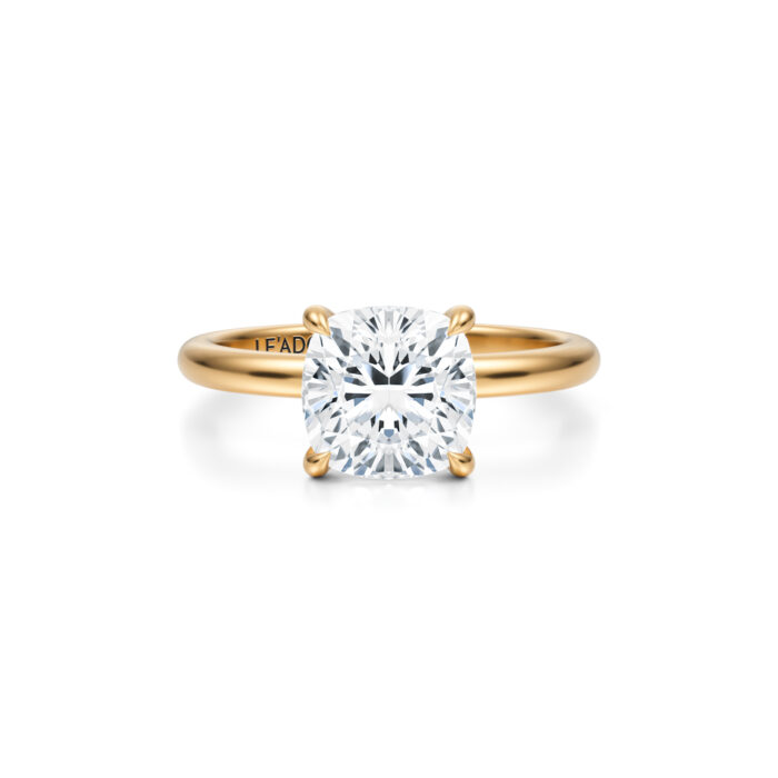 Inel de logodna Cushion cut diamond de 1ct din aur