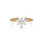 Inel de logodna Heart diamond de 1ct din aur